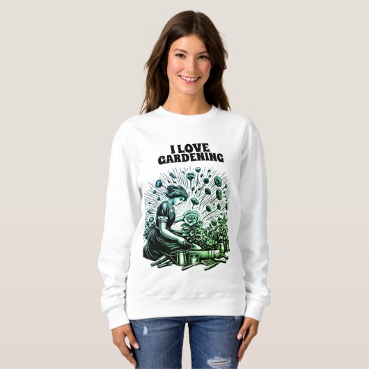 Tuin Dame's Middag Trui (Voorkant volledig)