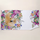 TUIN DANS chow badhanddoek witte achtergrond (Voorkant)
