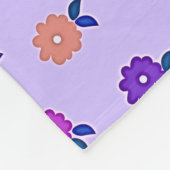 TUIN DE PAARSE! FLEECE DEKEN (Hoek)