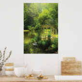 Tuin - De tempel van de liefde Poster (Keuken)