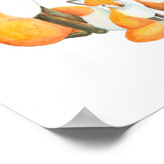 Tuin decoratie met vosjes Knuffelige vader, moeder (Hoek)