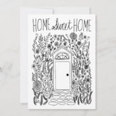 Tuin Deur Nieuw adres Bewegende aankondiging (Voorkant)