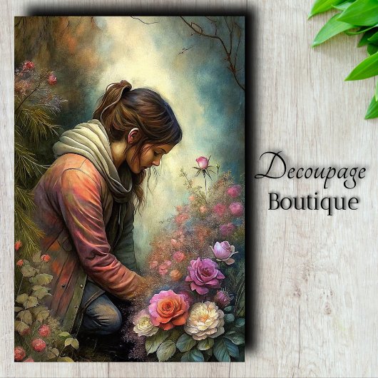 Tuin Droom Kunst Decoupage Tissuepapier