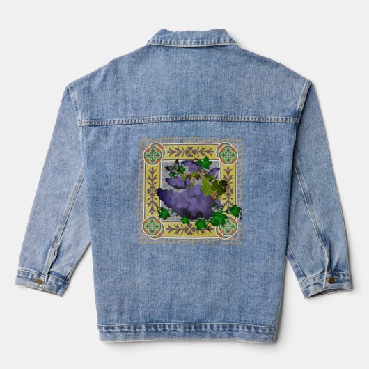 Tuin druiven tussen de Trellis Denim Jacket (Achterkant)