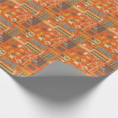 Tuin Eekhoorns: grillige dierlijke scène Cadeaupapier (Hoek)