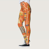 Tuin Eekhoorns: grillige dierlijke scène Leggings (Links)