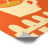 Tuin Eekhoorns: grillige dierlijke scène Poster (Hoek)