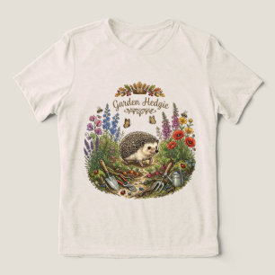 Tuin Egeltje Schattig Egeltje Cottagecore Tuiniere Tri-Blend Shirt