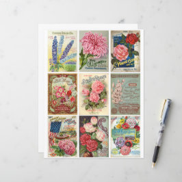  tuin- en bloemzaad Ephemera Clipart