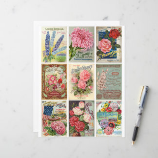  tuin- en bloemzaad Ephemera Clipart