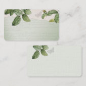 Tuin en Ephemera Visitekaartje (Voorkant / Achterkant)