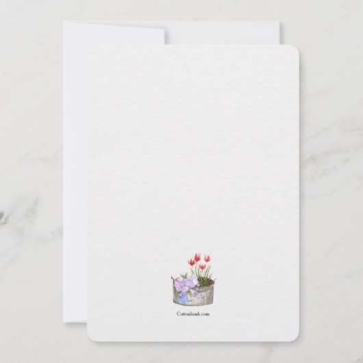 Tuin en Gereedschap Douche Kaart (Achterkant)