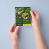 Tuin en landschapsarchitectuur Custom Services Flyer (Hand)