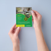 Tuin- en landschapsdiensten flyer (Hand)