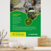 Tuin- en landschapsdiensten poster (Keuken)