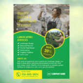 Tuin- en landschapsdiensten Ramensticker Raamsticker (Vel 3)