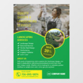 Tuin- en landschapsdiensten Ramensticker Raamsticker (Vel)