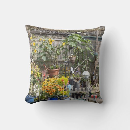 Tuin en smalle boot kussen (Voorkant)