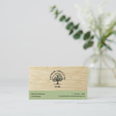 Tuin- en tuinarchitectuur visitekaartje (Staand voorkant)