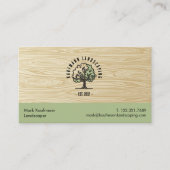 Tuin- en tuinarchitectuur visitekaartje (Voorkant)