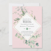 Tuin Eucalyptus Groene BLADERIGE ROZE Huwelijk (Voorkant)