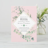 Tuin Eucalyptus Groene BLADERIGE ROZE Huwelijk (Staand voorkant)