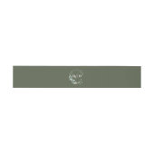 Tuin Eucalyptus Script Landelijk Uitnodigingen Wikkel (Vlak)