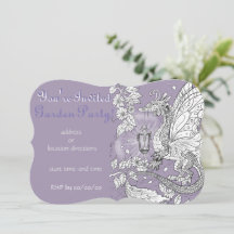 Tuin Faery Dragon uitnodiging