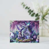 Tuin fee briefkaart (Staand voorkant)