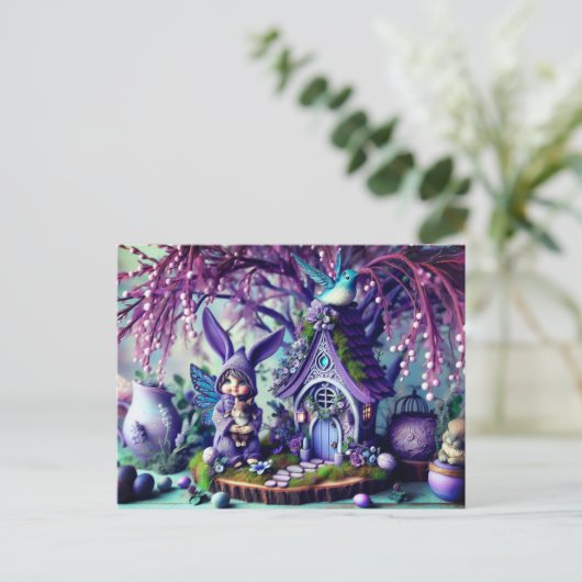 Tuin fee briefkaart (Staand voorkant)