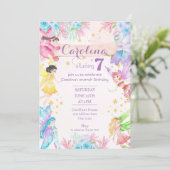 Tuin feeën verjaardag kaart (Staand voorkant)