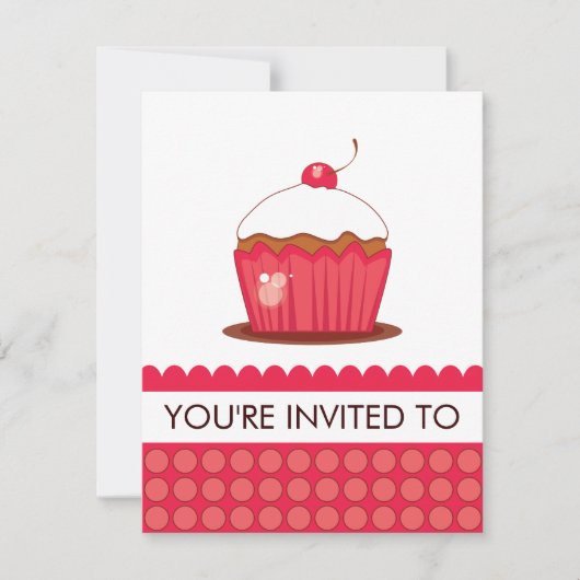 Tuin Feest of Sociale Luncheon Uitnodigingen (Voorkant)