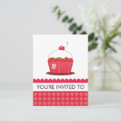 Tuin Feest of Sociale Luncheon Uitnodigingen (Staand voorkant)