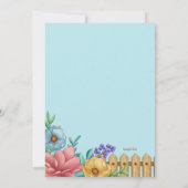 Tuin Feestverlichting Uitnodiging (Achterkant)