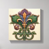 Tuin Fleur-de-Lis Canvas Afdruk (Voorkant)