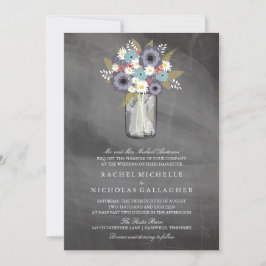 tuin Floral Mason | Bruiloft Kaart
