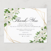 TUIN FLORALE GROENHEID Huwelijk Bedankkaart (Voorkant)