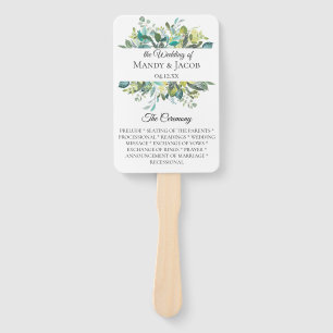 Tuin Foliage Boeket Trouwprogramma Fans Handwaaier