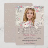  tuin Foto eerste Heilige Communie Kaart (Voorkant / Achterkant)