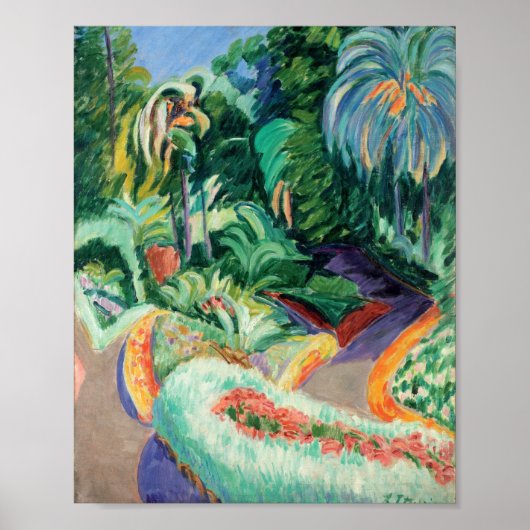 tuin | Francisco Iturrino Poster (Voorkant)