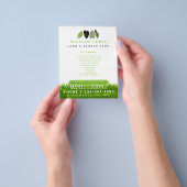 Tuin Gazon Care Landscaping verlaat Business Logo Flyer (Hand)