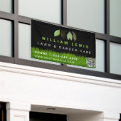 Tuin Gazon Care Landscaping verlaat Business Logo Spandoek (Buitenkant Gebouw)
