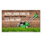 Tuin gazon zorg landschap landschapsarchitectuur g magnetisch visitekaartje (Voorkant)
