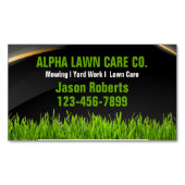 Tuin gazon zorg landschap landschapsarchitectuur g magnetisch visitekaartje (Voorkant)