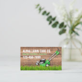 Tuin gazon zorg landschap landschapsarchitectuur g visitekaartje (Staand voorkant)