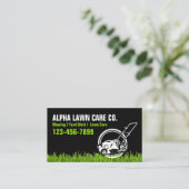 Tuin gazon zorg landschap landschapsarchitectuur g visitekaartje (Staand voorkant)