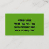 Tuin gazon zorg landschap landschapsarchitectuur g visitekaartje (Achterkant)