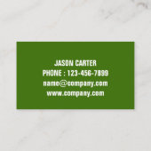 Tuin gazon zorg landschap landschapsarchitectuur g visitekaartje (Achterkant)