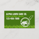 Tuin gazon zorg landschap landschapsarchitectuur g visitekaartje (Voorkant)