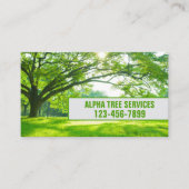 Tuin gazon zorg landschapsarchitectuur boom trimmi visitekaartje (Voorkant)